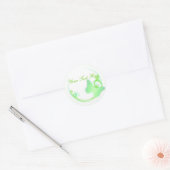 Aufkleber für grüne Schmetterlinge (Umschlag)