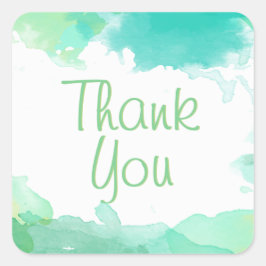 Aufkleber für grüne Wasserfarben