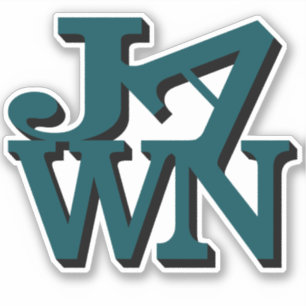 Aufkleber für grünen Kiefer Mitternacht