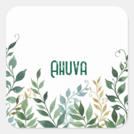 Aufkleber für grünes Party