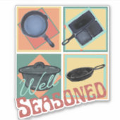 Aufkleber für gut gesägte Eisenkolben (Vorderseite)