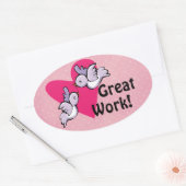 Aufkleber für gute Arbeit (Umschlag)