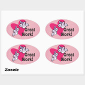 Aufkleber für gute Arbeit (Blatt)