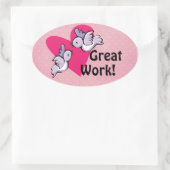 Aufkleber für gute Arbeit (Tasche)