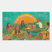 Aufkleber für gute Lebensmittelgemeinschaften (Vorderseite)