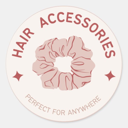 Aufkleber für Haaraccessoires (Vorderseite)