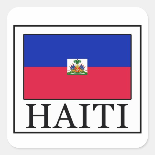 Aufkleber für Haiti (Vorderseite)