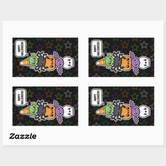 Aufkleber für Halloween-Leckereien (Blatt)