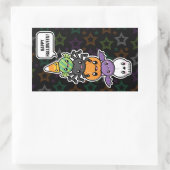 Aufkleber für Halloween-Leckereien (Tasche)