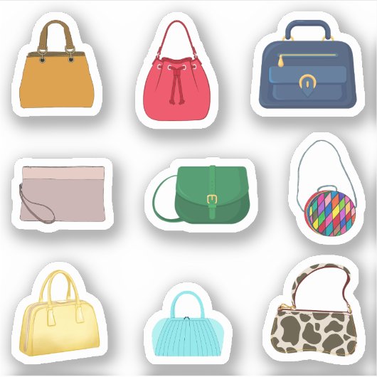 Aufkleber für Handtaschen (Vorderseite)