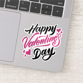 Aufkleber für Happy Valentines