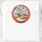 Aufkleber für hartes Leben (Tasche)