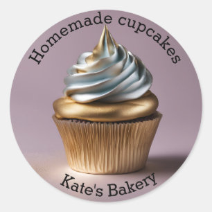 Aufkleber für hausgemachte Cupcakes