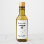 Aufkleber für hausgemachte Konfitüre/Lebensmittelk (Vorderseite)