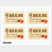 Aufkleber für hausgemachten Käse (Blatt)