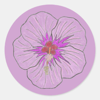Aufkleber für hawaiianische Blume