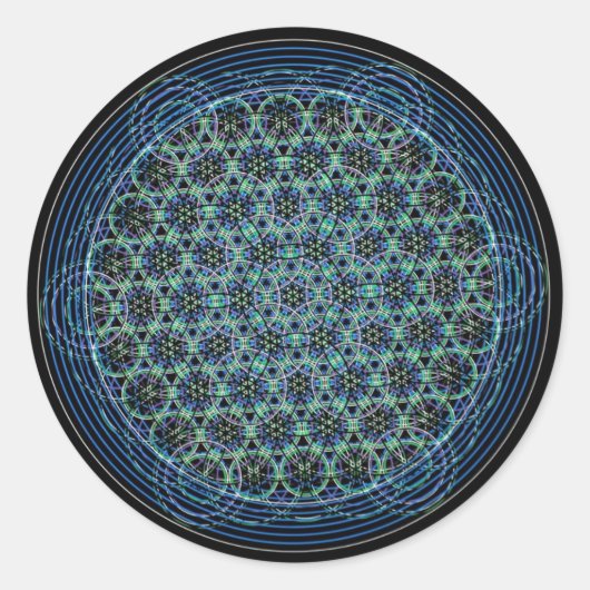 Aufkleber für heilige Geometrie (Vorderseite)