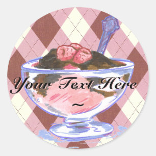 Aufkleber für Himbeere