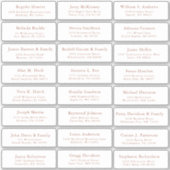 Aufkleber für Hochzeitsgast (Vorderseite)