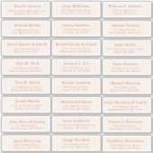 Aufkleber für Hochzeitsgast (Vorderseite)