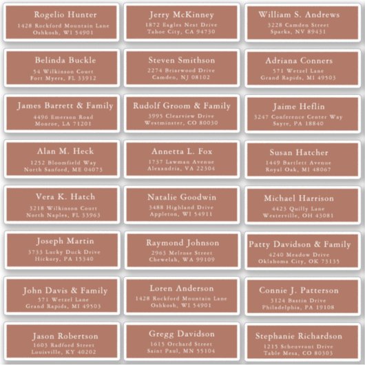 Aufkleber für Hochzeitsgast (Vorderseite)