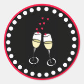 Aufkleber für Hochzeitstiefel (Vorderseite)