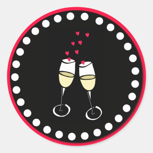 Aufkleber für Hochzeitstiefel (Vorderseite)