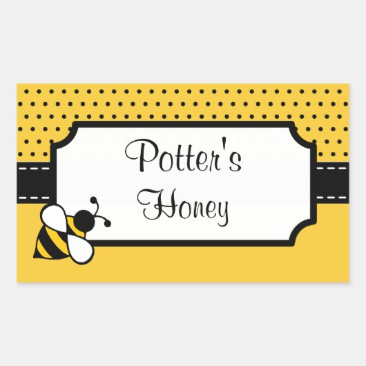 Aufkleber für Honigbienen (Vorderseite)