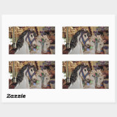 Aufkleber für hübsche Karussellpferde (Blatt)