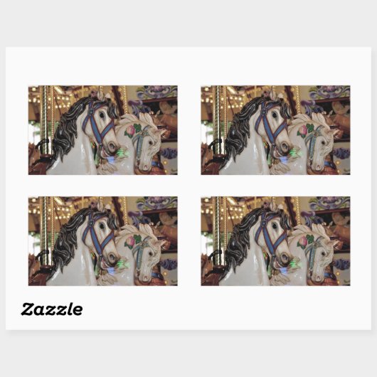 Aufkleber für hübsche Karussellpferde (Blatt)