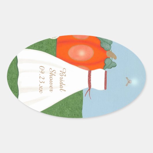 Aufkleber für hübsche Princess-Brautpartys (Vorderseite)