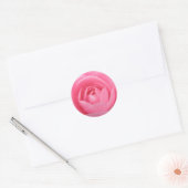 Aufkleber für hübsche Rosa Kamelien-Blume (Umschlag)