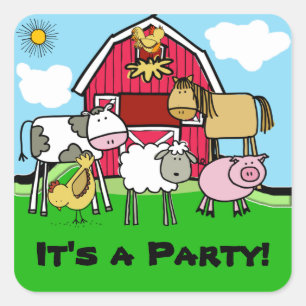 Aufkleber für Hühnervieh