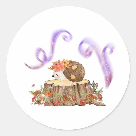 Aufkleber für Igel (Vorderseite)