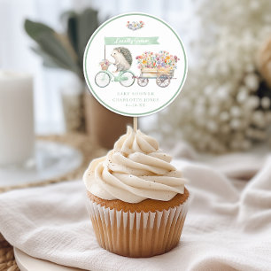 Aufkleber für Igel-Babydusche