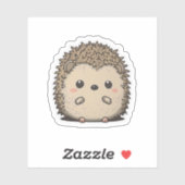 Aufkleber für Igel im niedlich-Anime-Stil (Blatt)