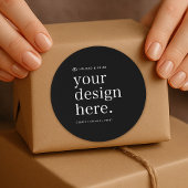 Aufkleber für Ihr Design Upload 1,5" Runde