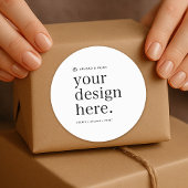 Aufkleber für Ihr Design Upload 1,5" Runde