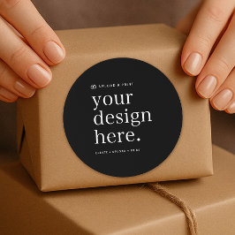 Aufkleber für Ihr Design Upload 3" rund