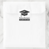 Aufkleber für individuelle Name und Abschluss (Tasche)