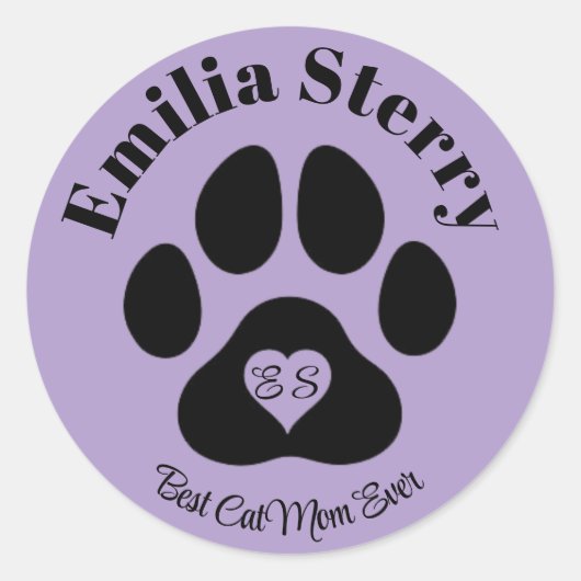 Aufkleber für individuelle Name- und Anfangsaufkle (Vorderseite)