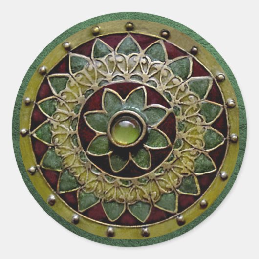 Aufkleber für irische Blume (Vorderseite)