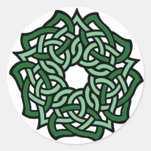 Aufkleber für irische Rose (Vorderseite)