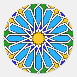 Aufkleber für islamische geometrische Muster