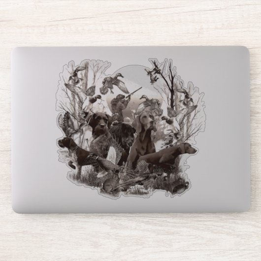 Aufkleber für Jagdhunde (Computer)