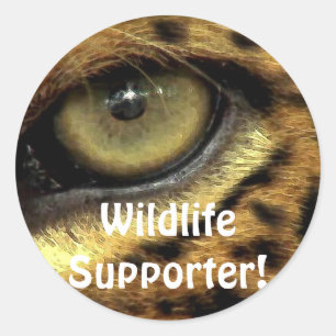 Aufkleber für Jaguar gefährdete Arten