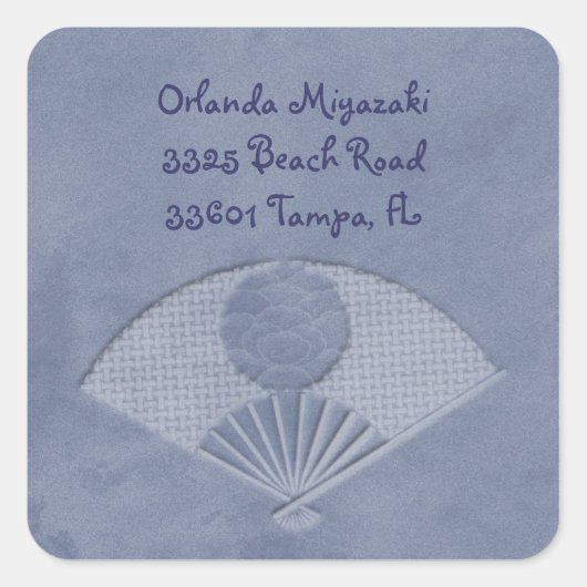 Aufkleber für japanische Designadressen (Vorderseite)