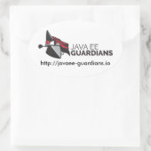 Aufkleber für Java EE Guardians (Tasche)