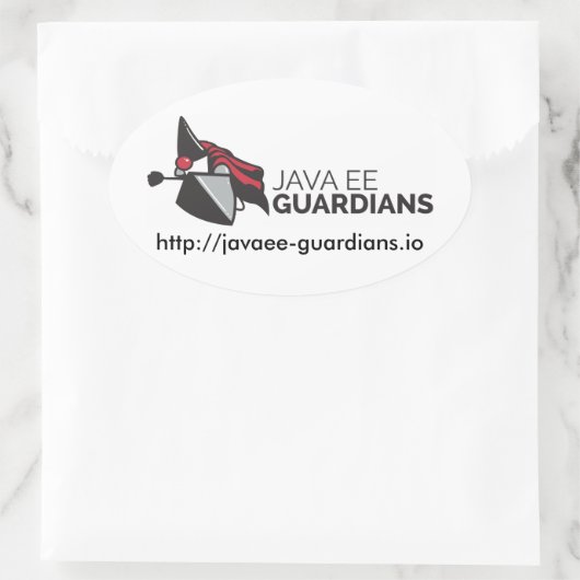 Aufkleber für Java EE Guardians (Tasche)