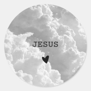 Aufkleber für Jesus Wolken
